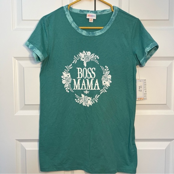 Boss Mama Graphic Tee - Green - Picture 1 of 6